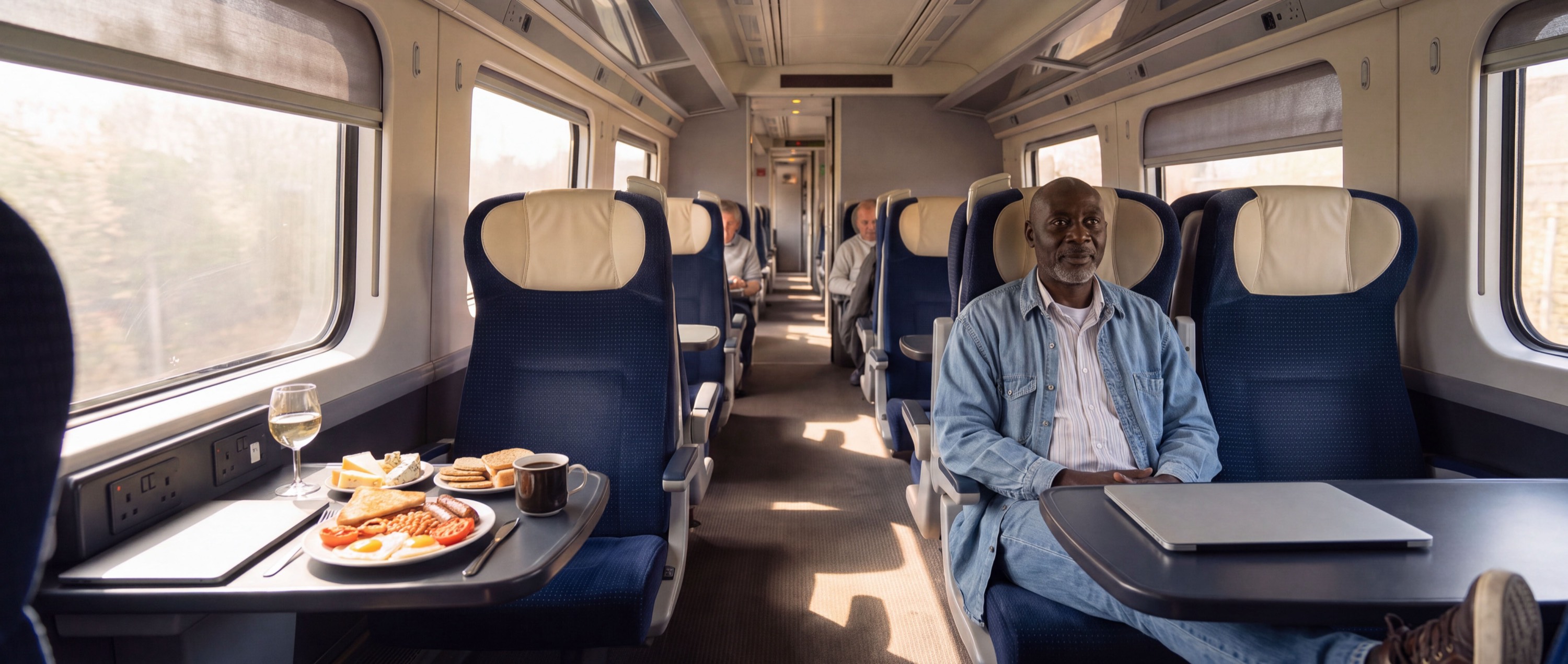 Inside the First Class coach